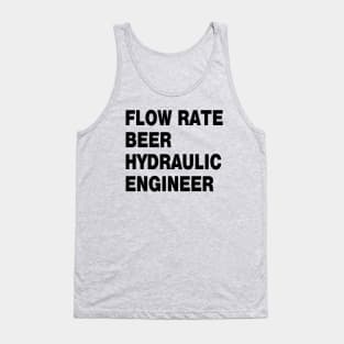Hydraulic Engineer Flow rate Tank Top